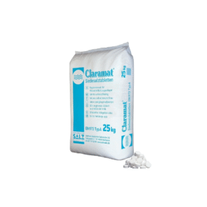 Vízlágyító regeneráló sótabletta 25kg – Claramat