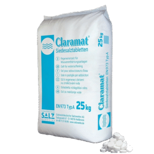 Vízlágyító regeneráló sótabletta 25kg – Claramat